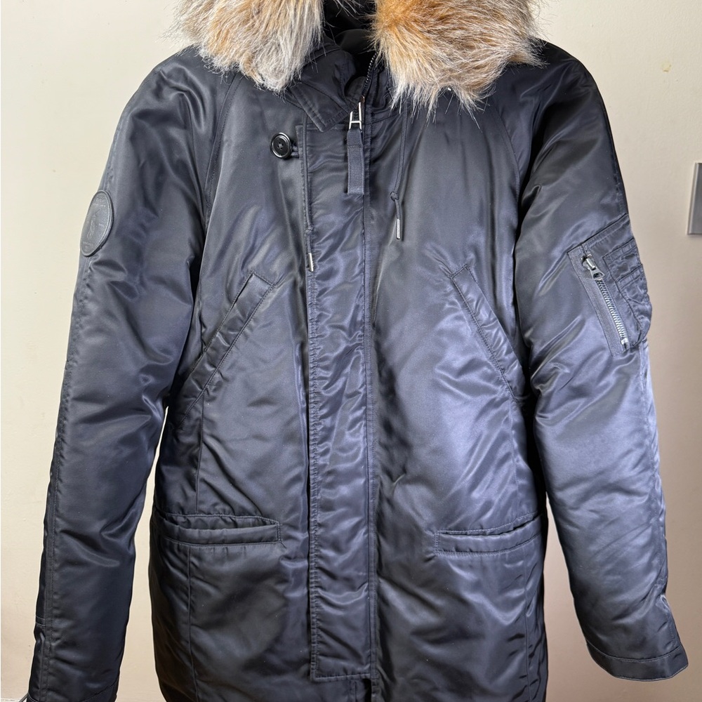 Polo Ralph Lauren Faux Fur Trim Parka